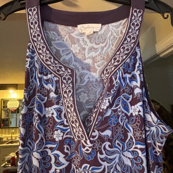 Magnolia Grace Sleeveless Shift Dress Woman’s Medium Lightweight - Picture 2 of 12